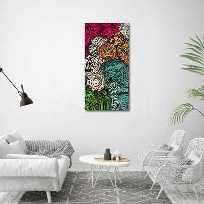 Canvas print Abstract feathers