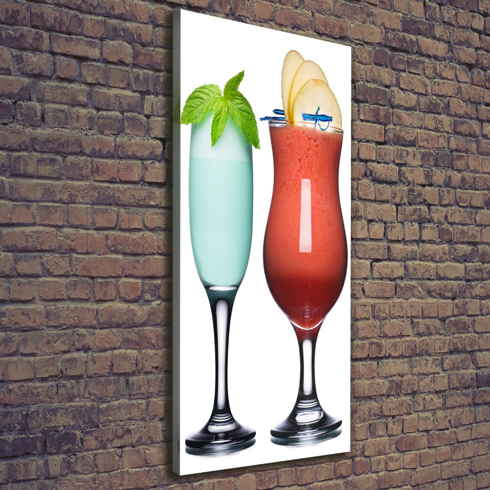 Wall canvas art Colorful cocktails