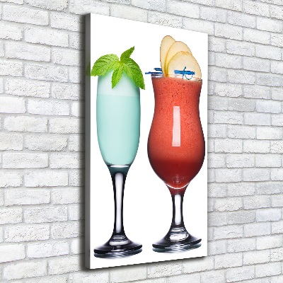 Wall canvas art Colorful cocktails