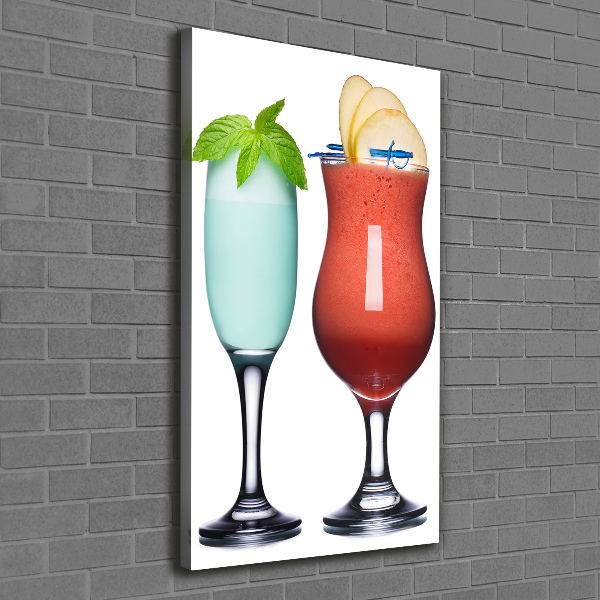 Wall canvas art Colorful cocktails