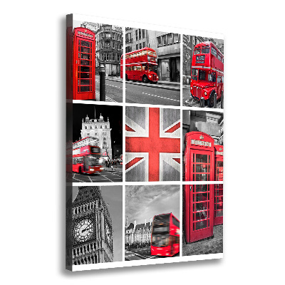 Canvas wall art London collage