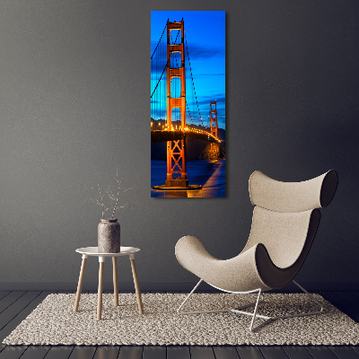 Canvas print San Francisco bridge