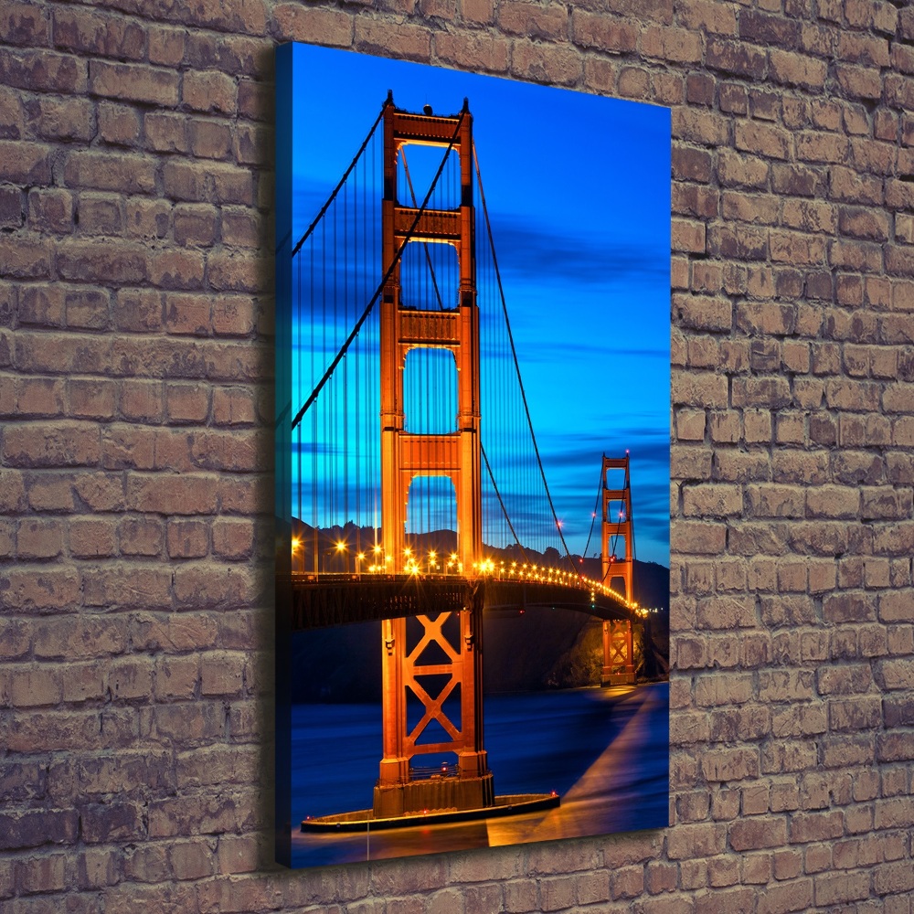 Canvas print San Francisco bridge