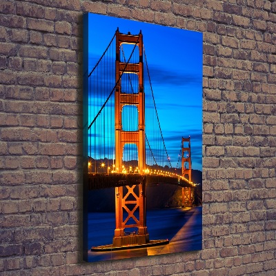 Canvas print San Francisco bridge