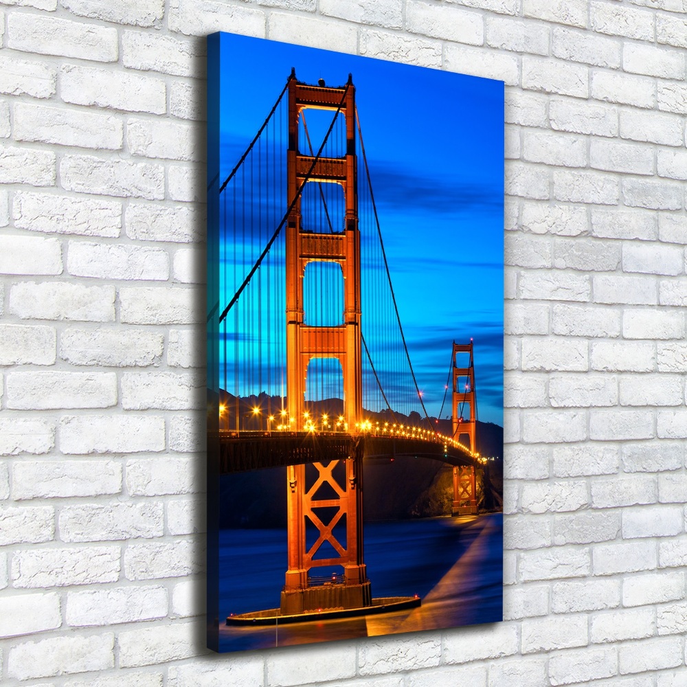 Canvas print San Francisco bridge