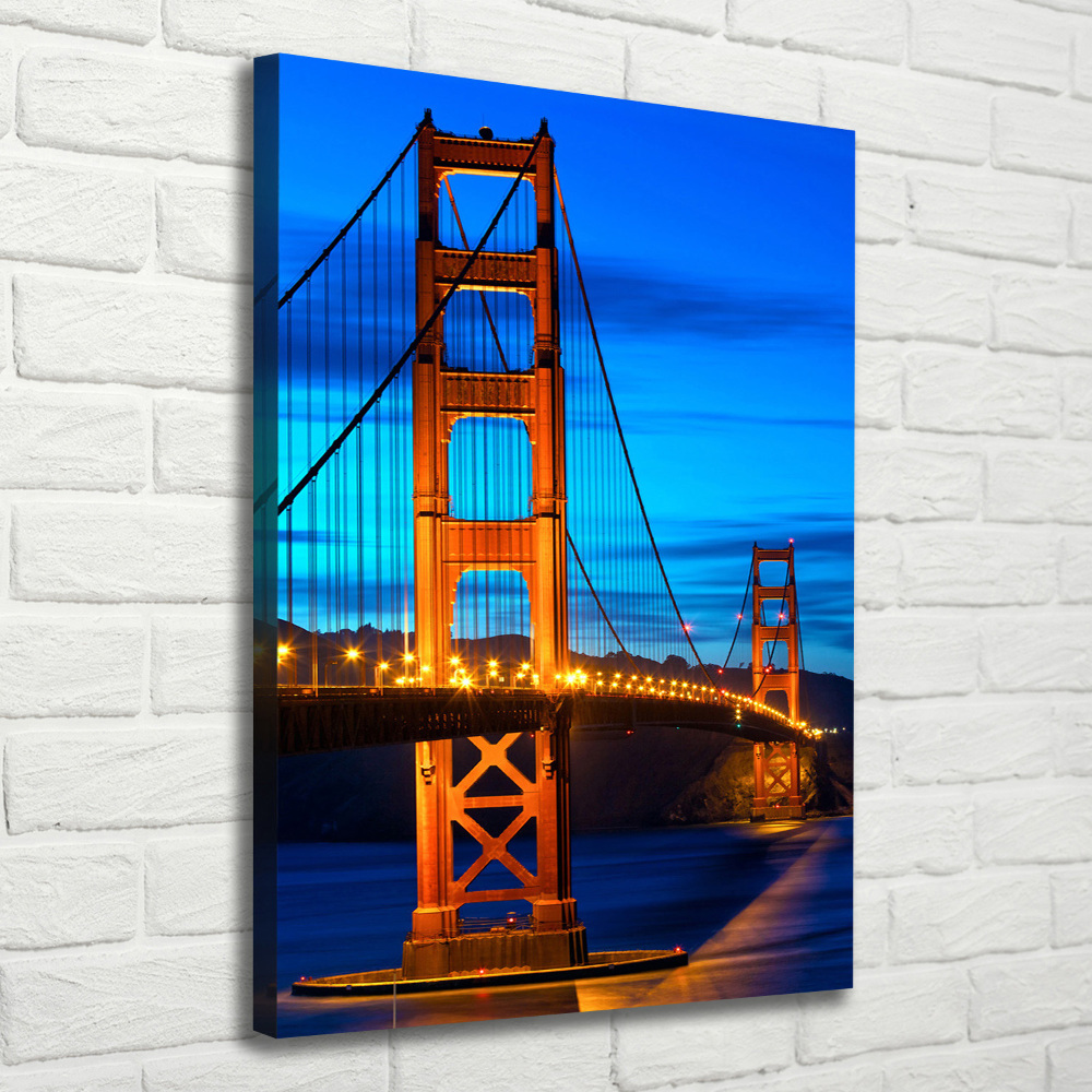 Canvas print San Francisco bridge