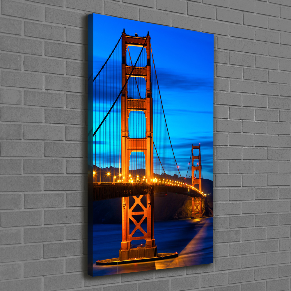 Canvas print San Francisco bridge