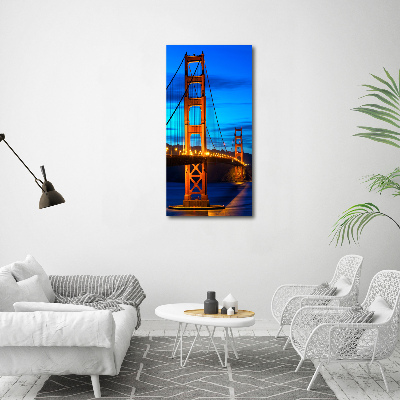 Canvas print San Francisco bridge