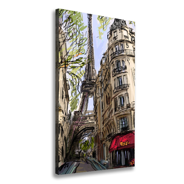 Wall art canvas large Eiffel Paris tower