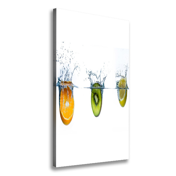 Wall canvas art Fruit underwater