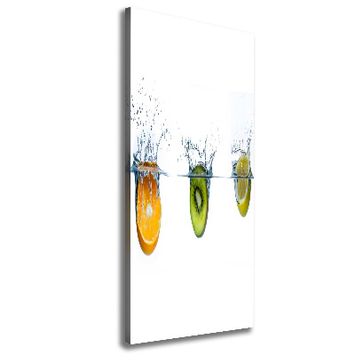 Wall canvas art Fruit underwater