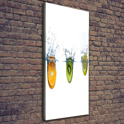 Wall canvas art Fruit underwater