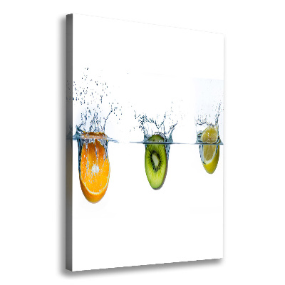 Wall canvas art Fruit underwater