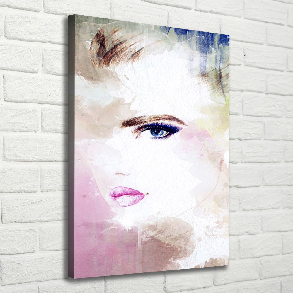 Canvas print Abstraction woman