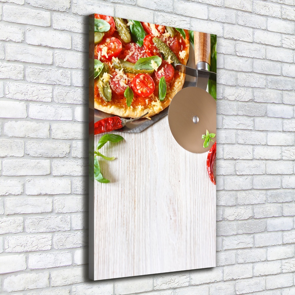 Canvas wall art Pizza