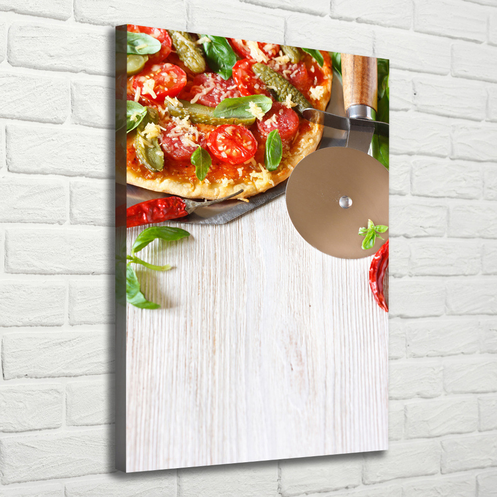 Canvas wall art Pizza