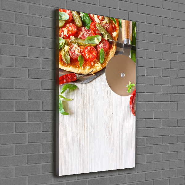 Canvas wall art Pizza