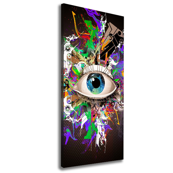 Wall art canvas large Eye abstraction