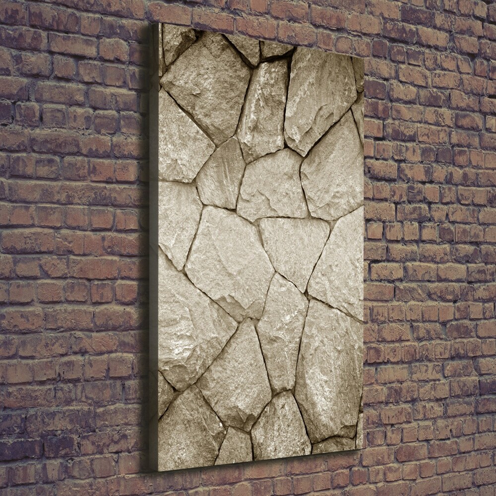 Wall canvas art Stone wall