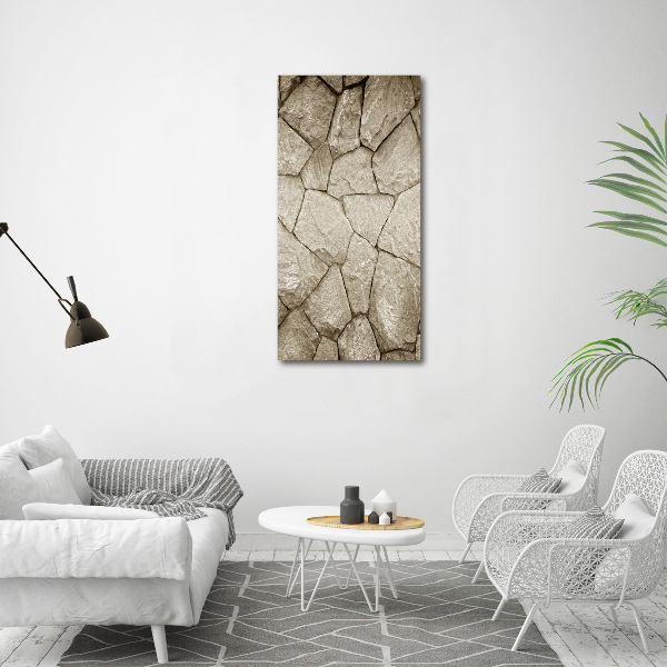 Wall canvas art Stone wall