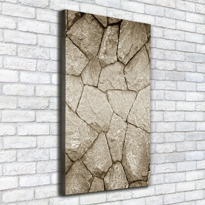 Wall canvas art Stone wall