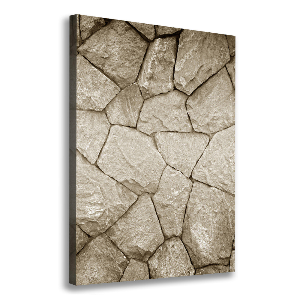 Wall canvas art Stone wall