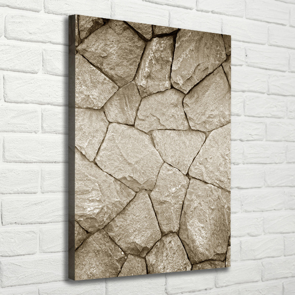 Wall canvas art Stone wall