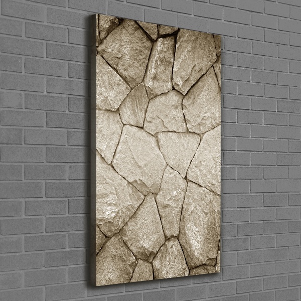 Wall canvas art Stone wall