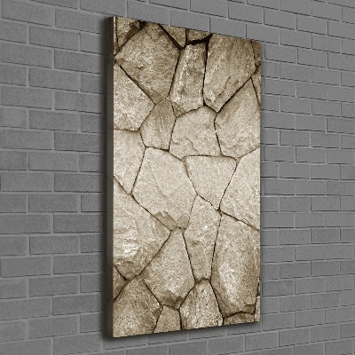 Wall canvas art Stone wall