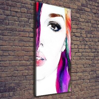 Canvas print Abstraction woman