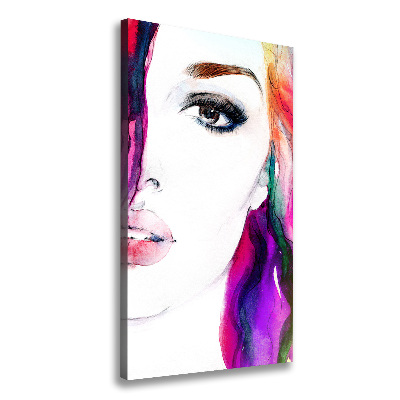 Canvas print Abstraction woman