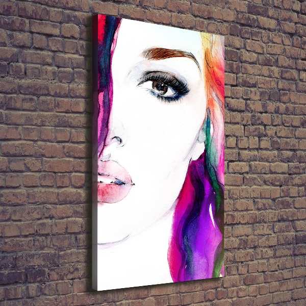 Canvas print Abstraction woman