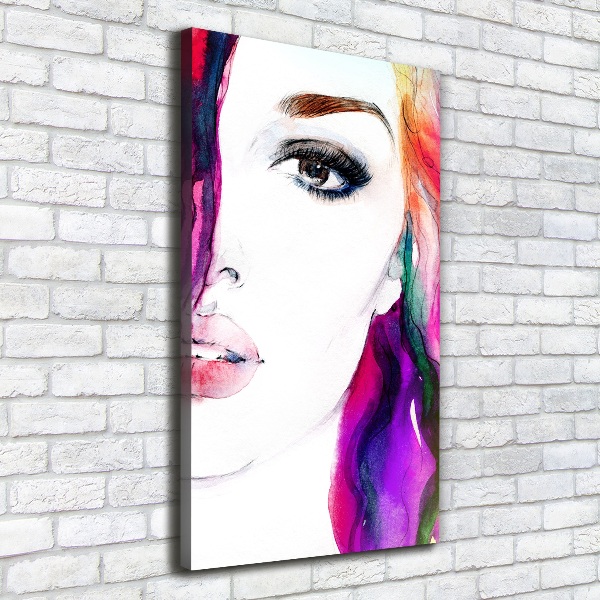 Canvas print Abstraction woman