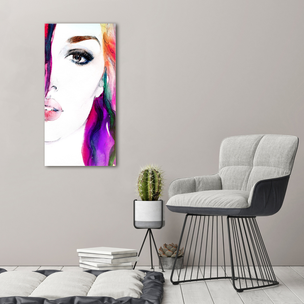 Canvas print Abstraction woman