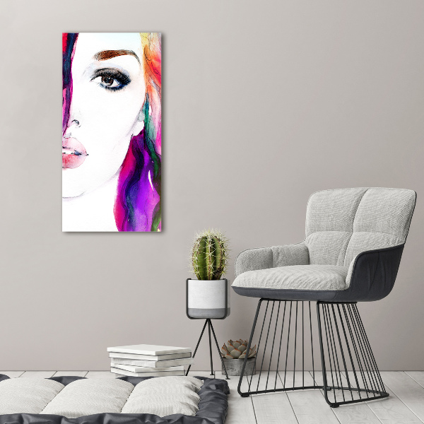 Canvas print Abstraction woman