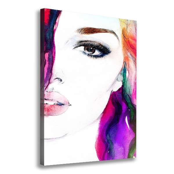 Canvas print Abstraction woman