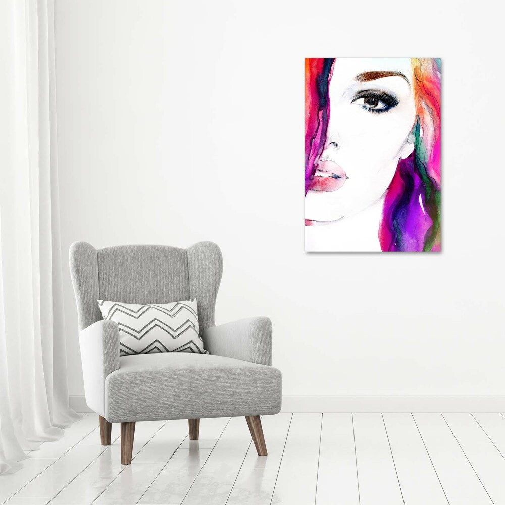 Canvas print Abstraction woman