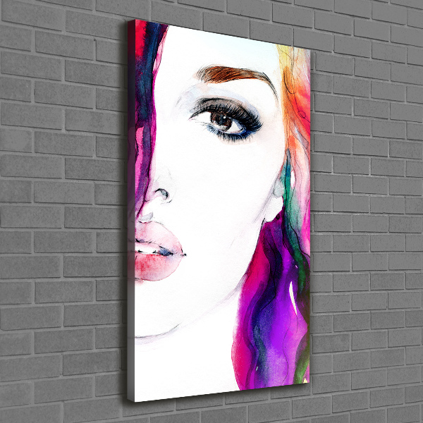 Canvas print Abstraction woman