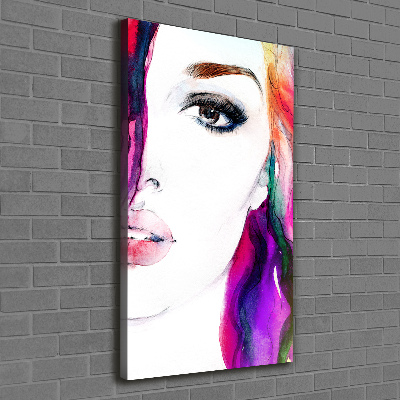 Canvas print Abstraction woman