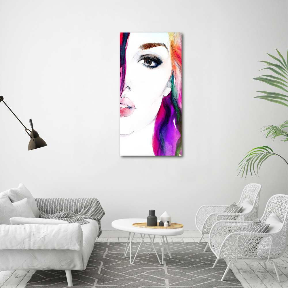 Canvas print Abstraction woman