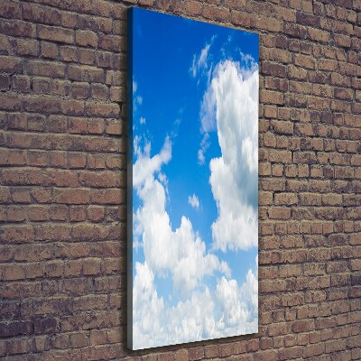 Canvas print Clouds in the sky