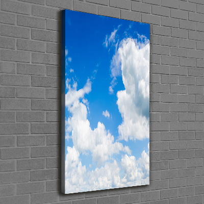 Canvas print Clouds in the sky