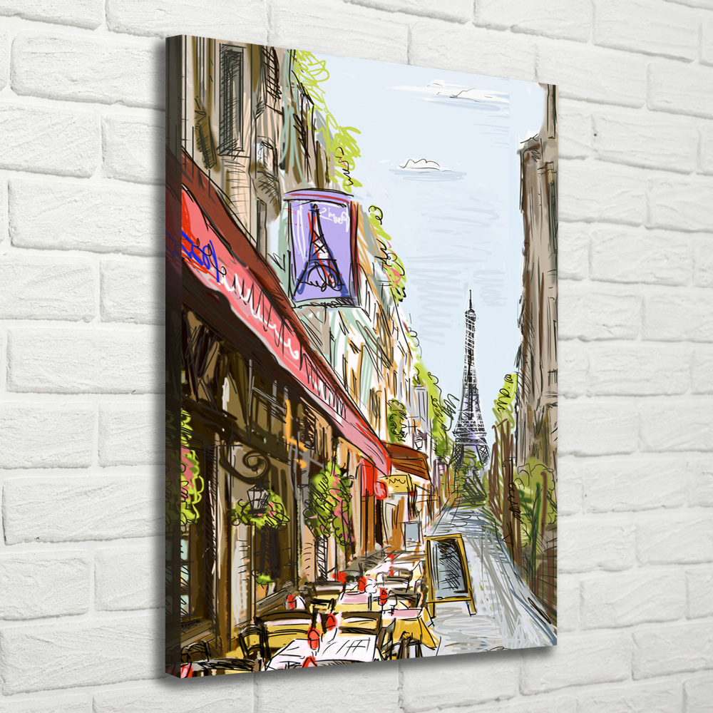 Large canvas wall art Eiffel Paris tower