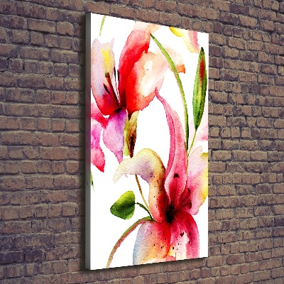 Canvas wall art Lilia flowers