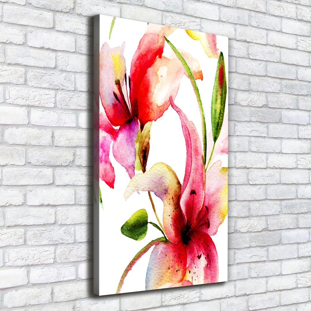 Canvas wall art Lilia flowers