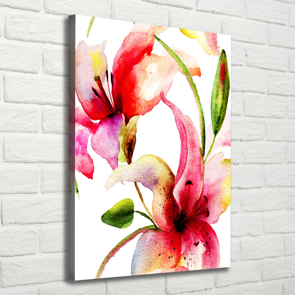 Canvas wall art Lilia flowers