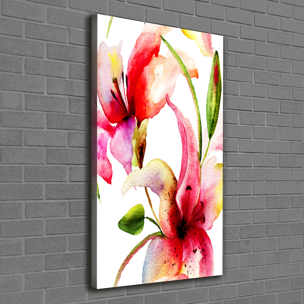 Canvas wall art Lilia flowers