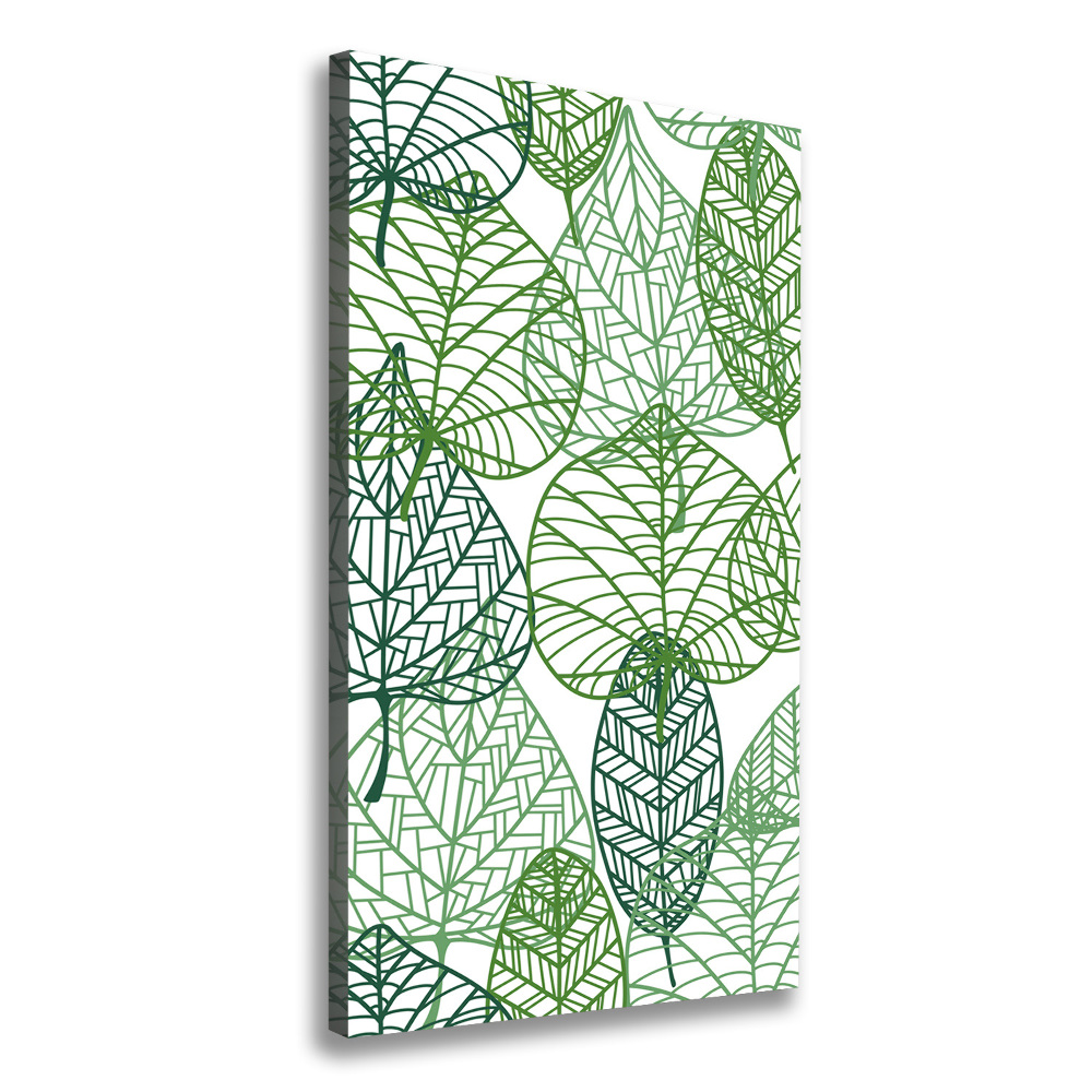 Canvas wall art Leaves