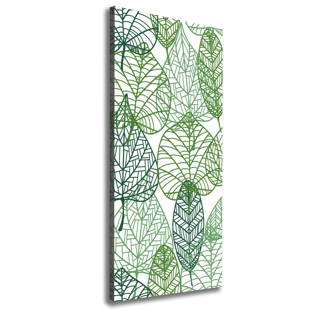 Canvas wall art Leaves