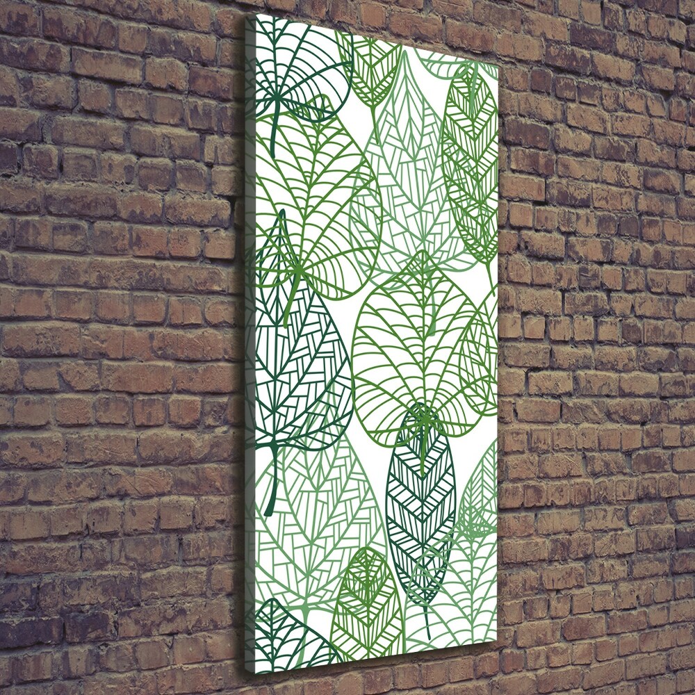 Canvas wall art Leaves